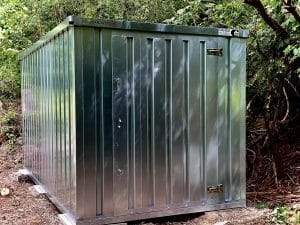 4m x 2.1m XPandaStore in Galvanised Finish