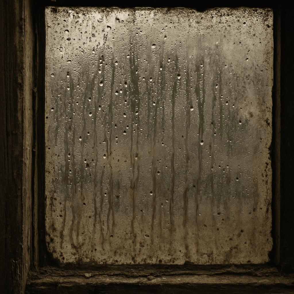 condesnation on shed window