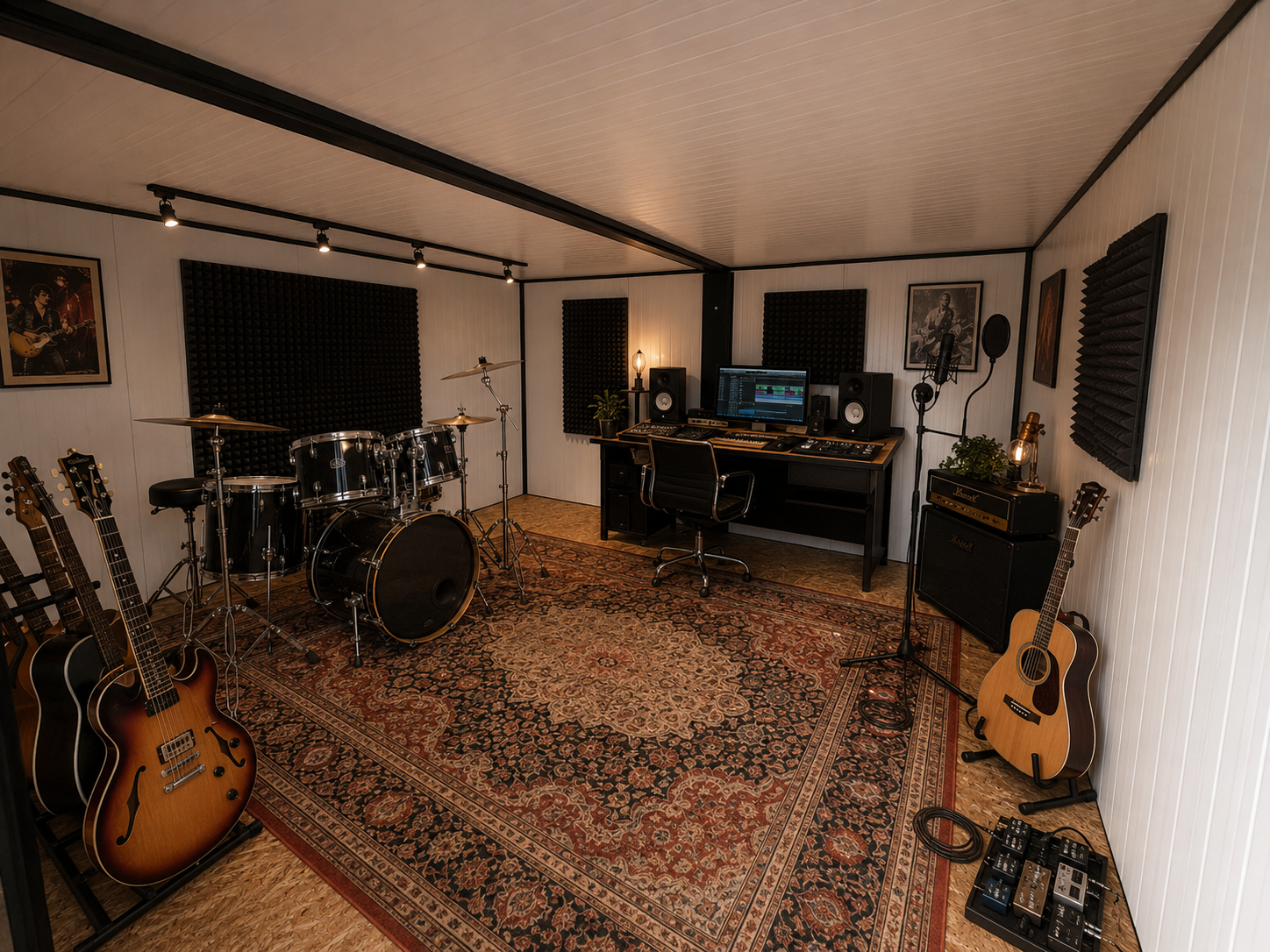 Linked Insulated XPandaStore studio & music room interior