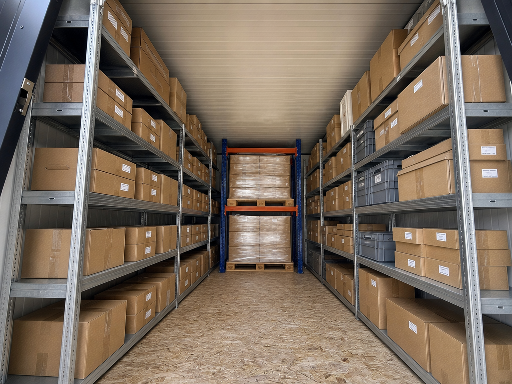 Insulated XPandaStore stockroom interior